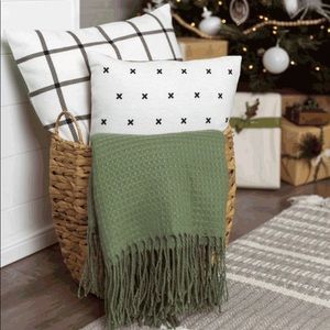 Set of 2 double sided pillow covers